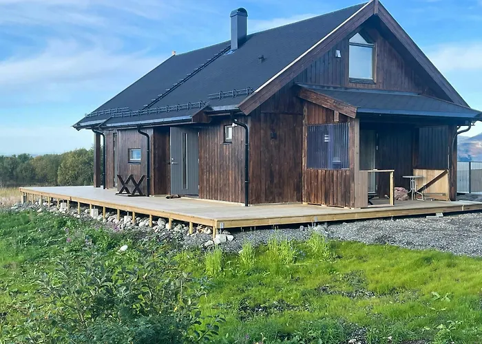 Newly Built On Andoya With Northern Lights Prázdninový dům